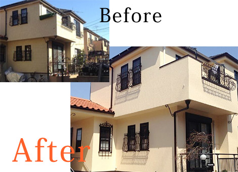 施工前と施工後のお写真