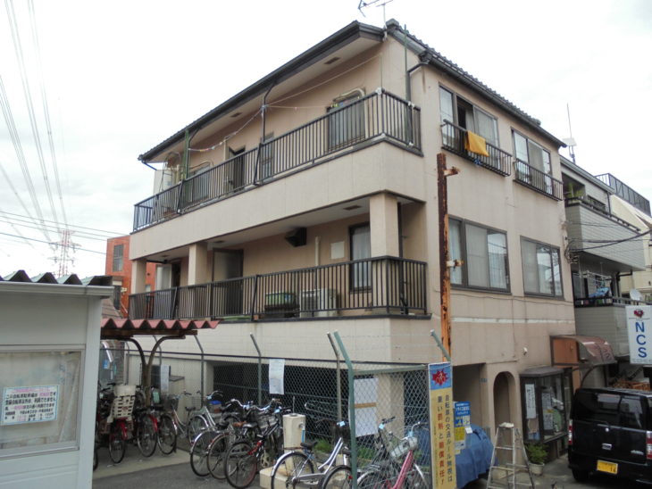 川口市O様邸ベランダ手摺塗装工事