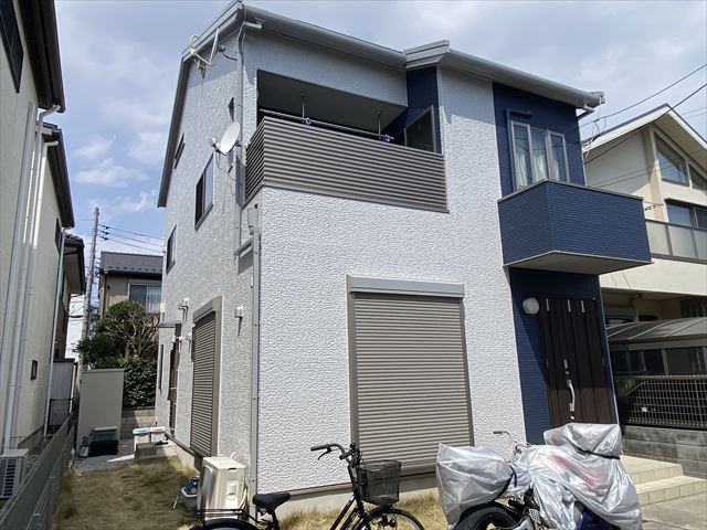 越谷市【屋根、外壁塗装】屋根サーモアイsi塗装・外壁パーフェクトトップ塗装・バルコニー床防水工事