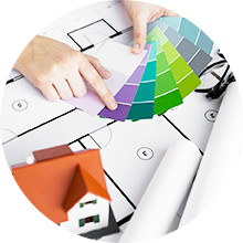 仕上がりの色味を施工前に確認したい