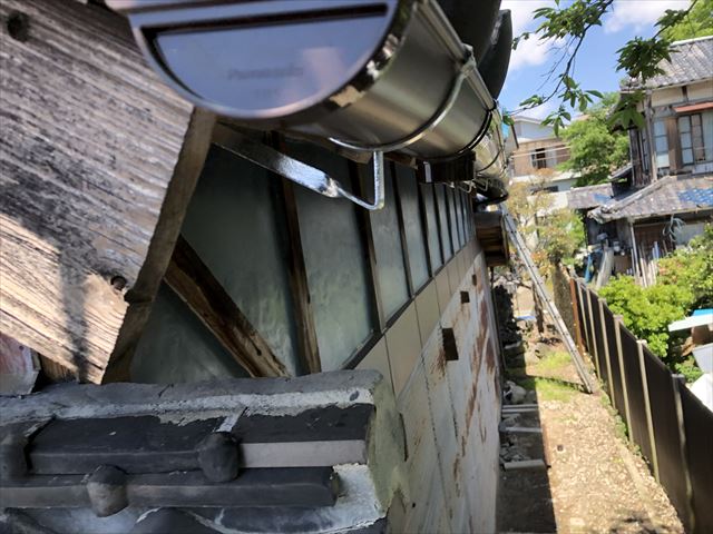   和風雨とい施工