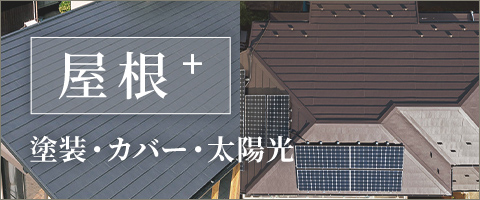 屋根+塗装・カバー・太陽光