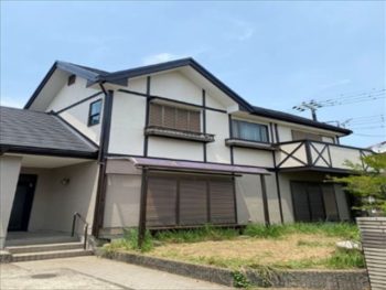 雪止め要らずの金属屋根への屋根葺き替えと外壁塗装と樋交換