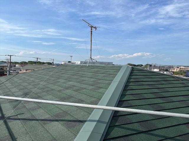   松伏町【屋根カバー工法・雨樋交換工事】　D`sroofingﾃﾞｨﾌﾟﾛﾏｯﾄｽﾀｰ使用