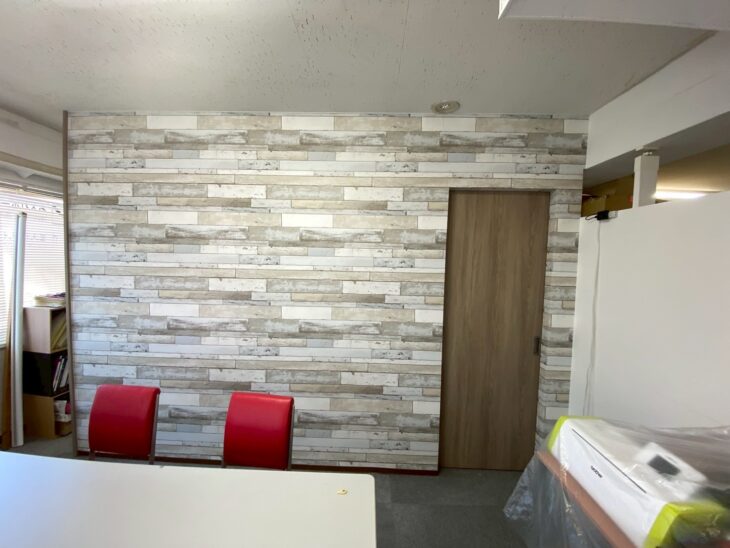   間仕切り壁＆洗面台設置　室内リフォーム☆　