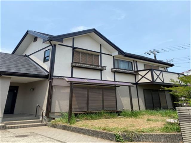 雪止め要らずの金属屋根への屋根葺き替えと外壁塗装と樋交換