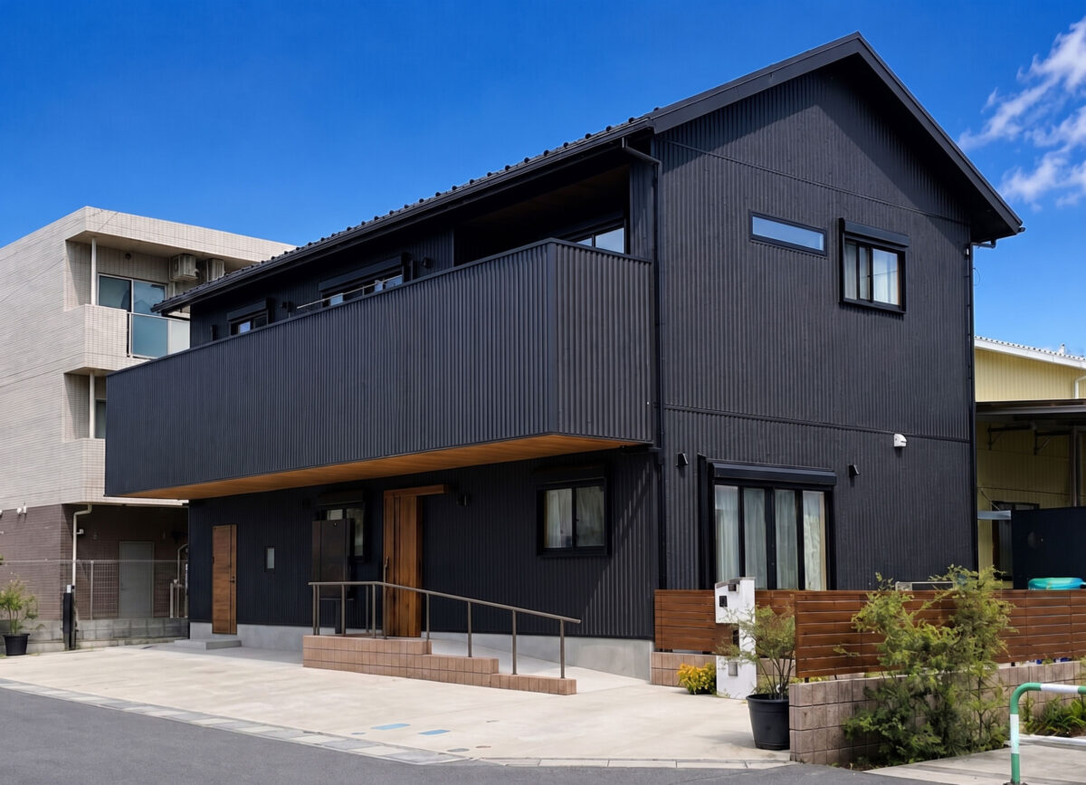 【川口市】劣化した外装を外壁金属サイディングと屋根カバー工法で刷新