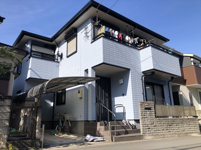 屋根カバー工法・外壁ガイナ塗装  S様邸