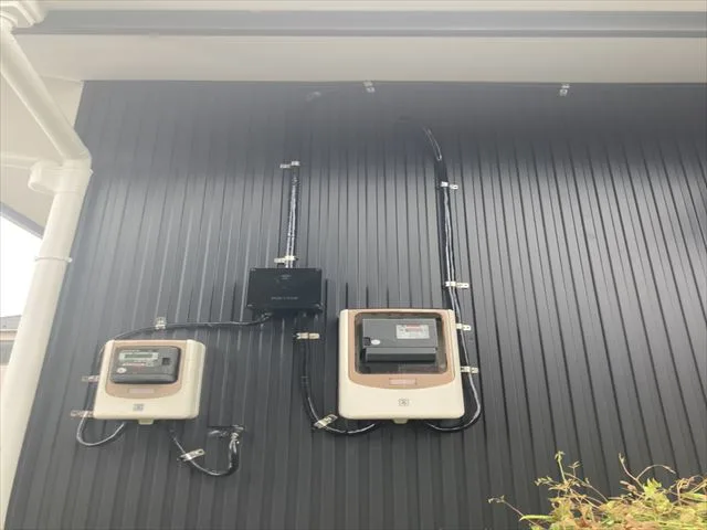 電気メーター類設置完了