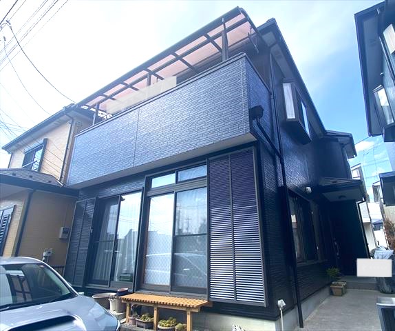 越谷市【カバー工法・外壁塗装】IG工業スーパーガルテクト・外壁パーフェクトトップ塗装・付帯工事