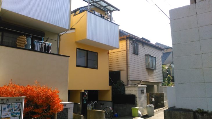 目黒区A様邸外壁屋根塗装工事
