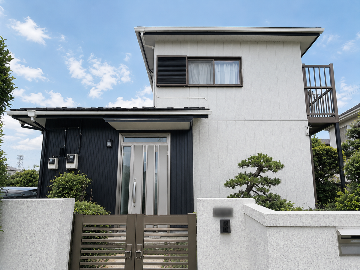 【久喜市】瓦屋根の崩れを金属屋根で葺き替え、金属サイディングで美観も改善