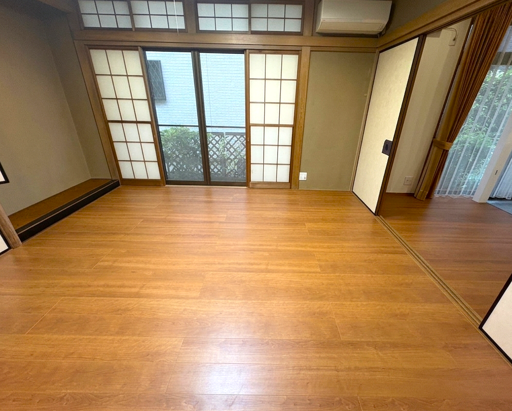 和室作業前